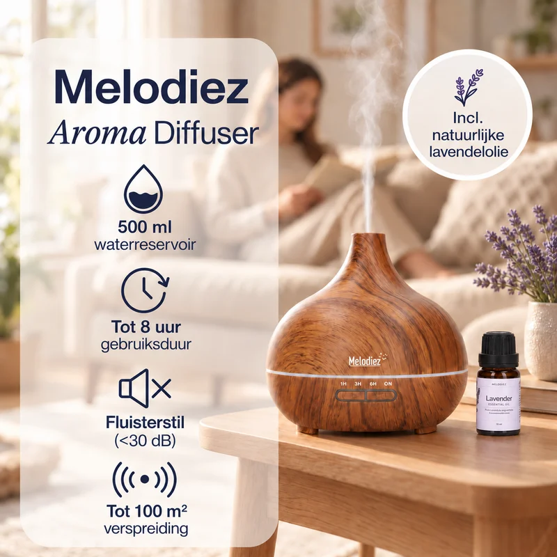 Melodiez Aroma Diffuser: Belangrijkste kenmerken