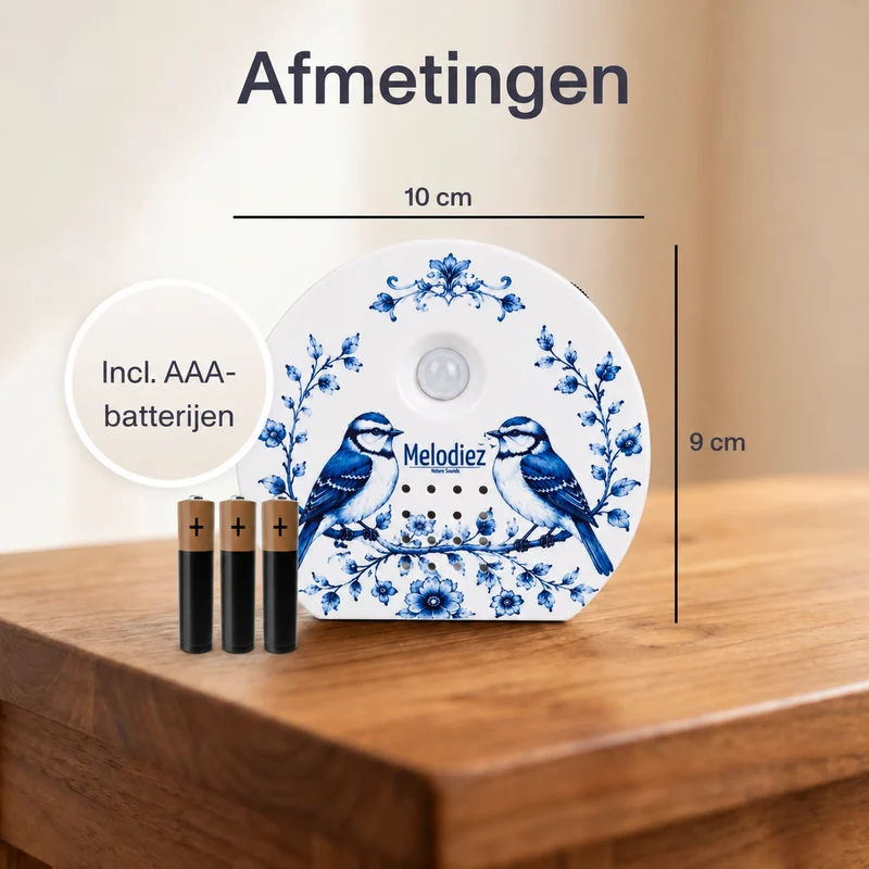 Melodiez Nature Box Delftsblauw: Afmetingen