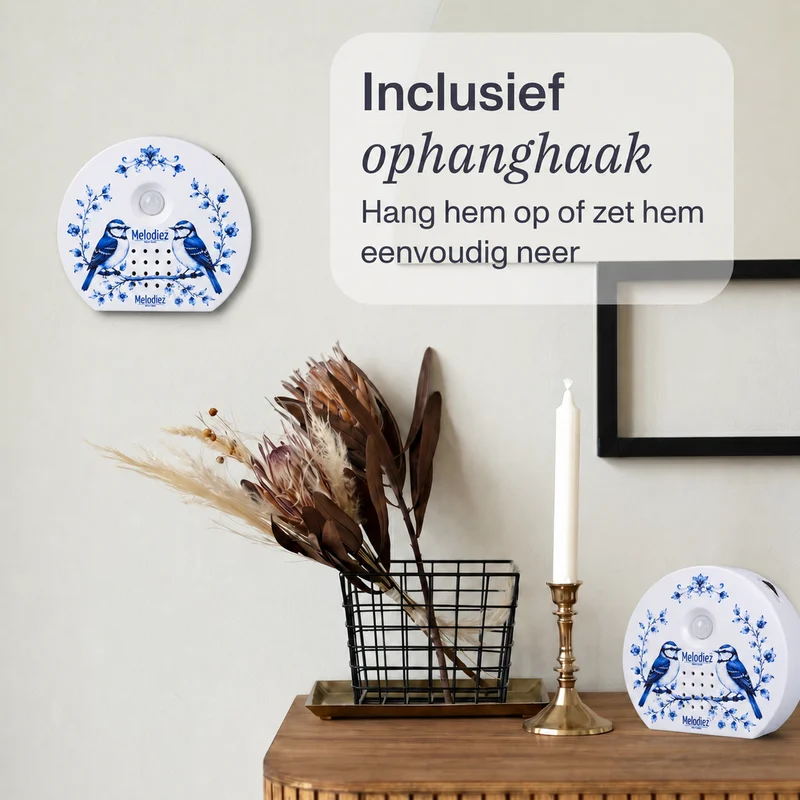 Melodiez Nature Box Delftsblauw: Ophangen of neerzetten