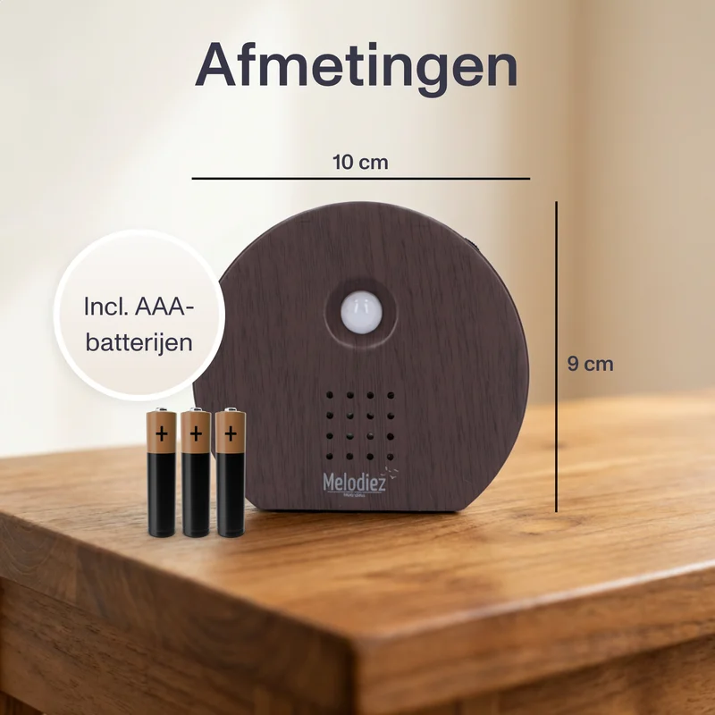 Melodiez Nature Box Ebbenhout: Afmetingen