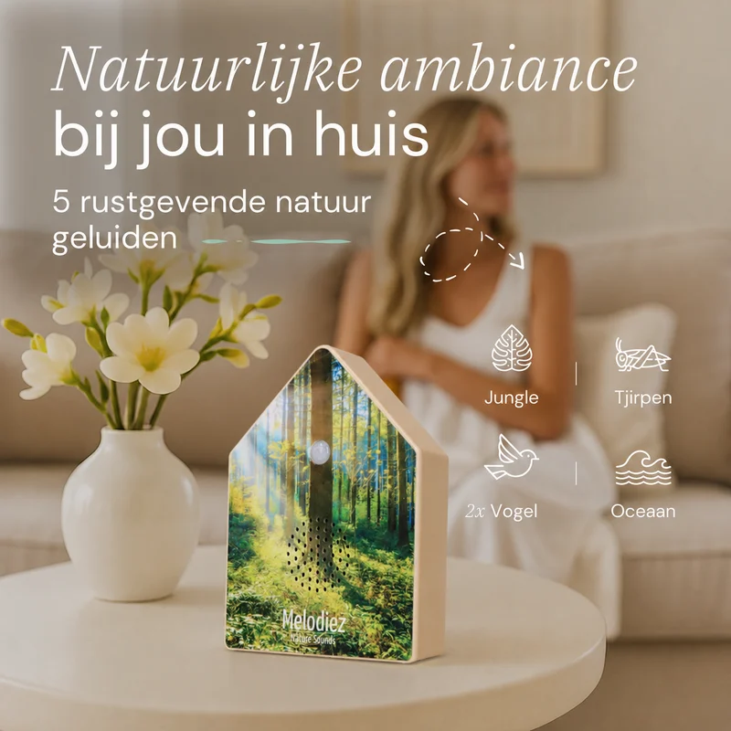Melodiez Nature Box Forest Light: Beschikbare natuurgeluiden
