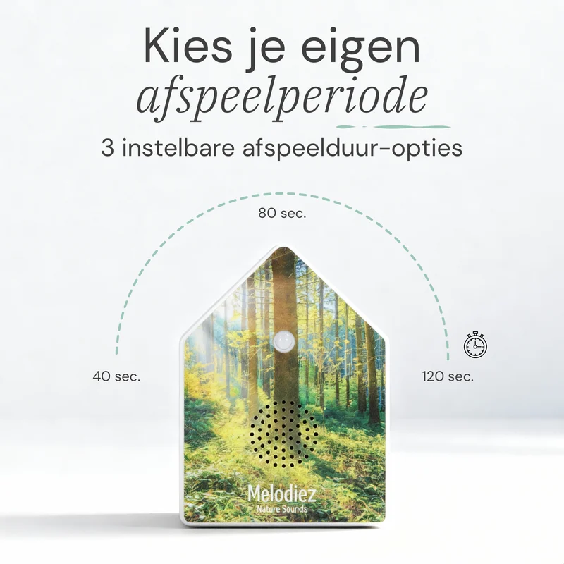 Melodiez Nature Box Forest Light: Instelbare afspeeltijden