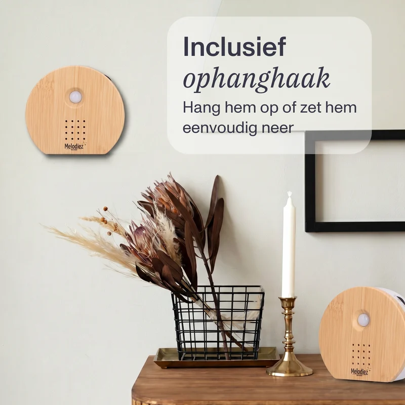 Melodiez Nature Box Licht hout: Ophangen of neerzetten