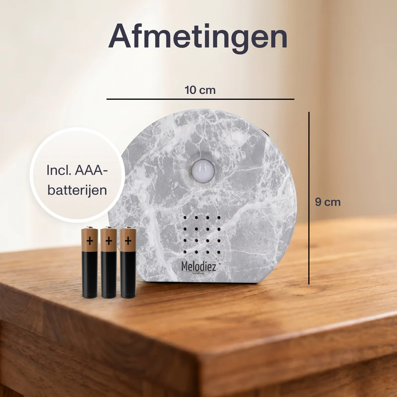 Melodiez Nature Box Marmer: Afmetingen