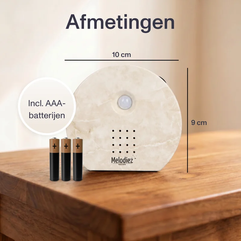 Melodiez Nature Box Natuursteen: Afmetingen