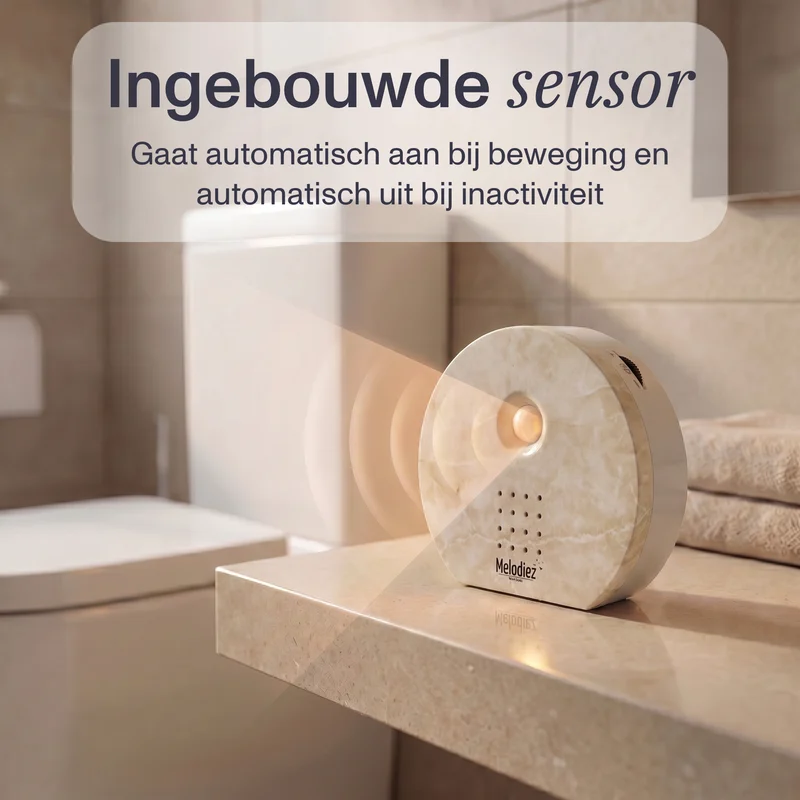 Melodiez Nature Box Natuursteen: Bewegingssensor in werking