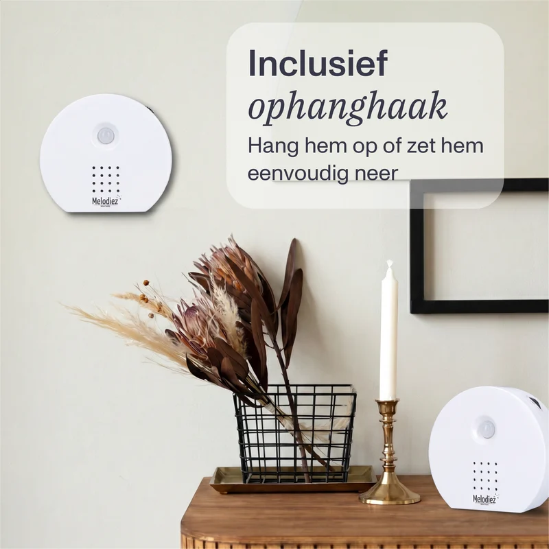 Melodiez Nature Box Wit: Ophangen of neerzetten