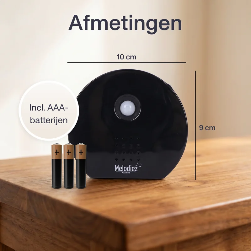 Melodiez Nature Box Zwart: Afmetingen